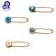 Lucky Eye Colorful Turkish Evil Eye Brooch Pin Gold Color Dropping Oil Brooch Pins Fashion Jewelry