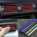 10pcs Car Air Conditioner Outlet Moulding Trim Decor Strips For Ford Puma Bmw M2 Audi A3 8v