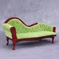 1:12 Dollhouse Miniature Retro Double Sofa Sofa Couch Chair Furniture Living Room Model Decor Toy