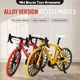 Alloy Deceleration Bicycle Model Accessories 1:8 Mini Mountain Bike Bicycle Children's Toy Car Belt