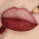 Matte Nude Lip Gloss Lipliner Pen 2 in 1 Sexy Red Long Lasting Liquid Lipstick Velvet Lips