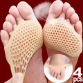 1/2 paia scarpe da donna con tacco alto piede Blister dita dei piedi inserto cura del piede soletta