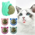 Natural Catnip Cat Rotatable Catnip Wall Ball Toys Licking Snacks Healthy Nutrition Ball Teeth