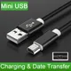 Mini USB Cable Mini USB To USB Fast Data Transfers Charger Cable for MP3 MP4 Player Car DVR GPS