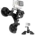 Triple Cup DSLR Camera Suction Mount For Nikon Canon Sony DSLR/CamcorderGoPro Hero 11 10 9 8 7 6