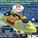 99GPS Smart Cruise Sonar Fish Finder High Speed RC Fishing Boat 4Hopper 600M 3KG Waterproof Lighting
