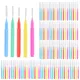 100 Pieces Interdental Brushes Dental Floss Toothpick Orthodontic Braces Brush Tooth Cleaning Tool