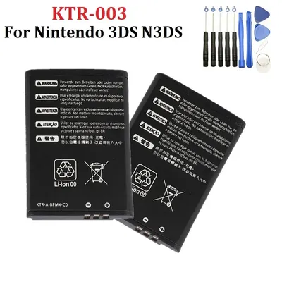 3.7v 1400mAh KTR-003 KTR 003 Replacement Battery For Nintendo 3DS N3DS New 3DS Batteries