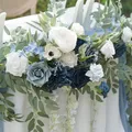 1.8m Artificial Eucalyptus Garland Wedding Runner Mantle Rose Flower Table Centerpiece Boho Wed