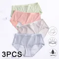 3PCS/set Menstrual Panties for Women Leak Proof Briefs Lingerie Absorbency Comfortable Physiological