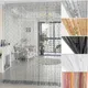 100*200cm Luxury Crystal Beaded String Door Curtain Window Room Divider Home Decoration Drapes