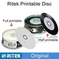 25 pz/scatola Ritek vinile stampabile CD-R disco vuoto disco compatto registrabile 700MB/80min/52x