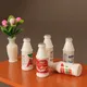 5Pcs 1/12 Dollhouse Simulation Milk Bottle Dollhouse Miniature Food Play Toys Dolls House Decoration