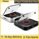 BT5.1 CD Player Portable Music Player FM Radio Desktop CD Runner with Dustproof Cover LED Display 6