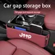 For Jeep Renegade Patriot Wrangler Cherokee Compass Liberty Car Seat Gap Organizer Leather Auto