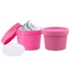 10pcs Empty Jar Pot 50g 100g 200g Multicolor Plastic Cosmetic Makeup Face Cream Container Ice Cream