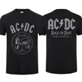 2023 Fashion Tees Men AC World Tour 2015 Hooded Zip DC T Shirt Casual Oversized T-shirt Graphic