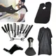 14Pcs Hair Scissor Hairdressing Scissors Kit Hair Cutting Cape Scissors Hairbrush Hair Clip Grooming