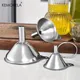 3PCS Stainless Steel Silver Funnel Kitchen Oil Spill Dispenser Wine Leak Tool Kitchen Funnel Drain