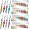 40Pcs Syringe Pens Retractable Fun Nurse Pens Novelty Multi Colors Medical Ballpoint Pens Gifts for