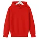 Solid Color Children's hoodie Spring Autumn Top 3-12 years old Boy Girls' Toddler Red Black White