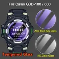 1/5 pezzi protezione schermo per Casio GBD-100 GBD-800 GBD 100 800 SmartWatch 2.5D 9H pellicola in vetro temperato ultra trasparente / anti-blu-ray