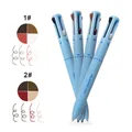 Multi-effect 4 In 1 Eyeliner Eyebrow Pencil Contour Pen Long Lasting Waterproof Cosmetics Eyeliner