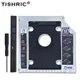 TISHRIC Aluminum HDD Caddy 9.5 12.7mm SATA 3.0 Optibay Hard Disk Drive Box Enclosure DVD Adapter 2.5