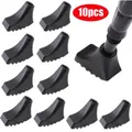 10 pieces/5 pair Nordic Walking Pole Trekking Pole Tip Protectors Rubber Pads Buffer Replacement