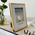 Aluminum Small Photo Frame For Wall Hanging With Plexiglass 9X13 13X18cm Metal Picture Frame For