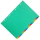 21 Pcs Note Pads A4 Separated Loose Leaf Punched Binder Dividers Loose-leaf Page Markers File Office