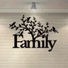 HelloYoung Family Tree Metal Signs Family Wall Decor Family Wall Art Family Wall Sign Family