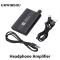 GRWIBEOU 16-300 ohm HiFi Headphone Earphone Amplifier 3.5mm Jack Aux Portable Adjustable Audio Amp