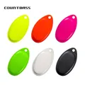 COUNTBASS 10pcs Size 0-6 Painted Color On French Spinner Blades Custom Fishing Lures Tackle Craft