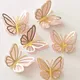 Butterfly Cake Decor Pearl Butterfly Cake Toppers Adult Happy Birthday Party Decor Kids Girls