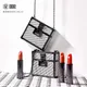 2023 Black Small Lether Bag Chain Lipstick Kit Matte Soft Mist White Smear-Proof Makeup Three Per