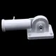 Wall-mounted Flagpole Bracket Aluminum Alloy Wall Flags Holder Flagpole Mounting Base With