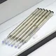 10pcs High Quality MB Rollerball Pen Refill Black & Blue Gel Pen Refills 401 Steel Thread Office