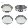 Stainless Steel 4/10/20/60 Mesh Bottom Mesh Flour Sieve Thickened Rice Sieve Flour Sieve Kitchen