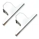 2PCS 14.5cm Stainless Steel Paper Clips Large Binder Clips File Holder for Drawing Board Painting