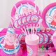 The Latest Peppa Pig Children's Birthday Articles Speaker Dinner Plate Paper Cup Flag Party