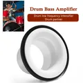 Drum Bottom Microphone with Ring Sticker Professional Bass Loudspeaker Bass Hole Protection Speaker