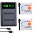 NP-BN NP-BN1 Battery and Charger for Sony DSC-QX100 DSC-W830 DSC-W310 DSC-W320 DSC-W330 DSC-W350