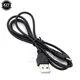 2mm plug USB Charger Cable for Nokia Mobiles Length 1m Color black Compatible with the following FOR