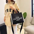 Women Tote Bag Casual Canvas Large Capacity Women Handbags Designer Letters Shoulder Crossbody Bags