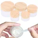1/5PC 5g 10g 15g 30g 50g Frosted Glass Jar Skin Care Eye Cream Jars Pot Refillable Bottle Cosmetic