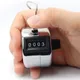 4 Digit Counters Mechanical Counter Manual Clicking Hand Counter Sports Running Kicking Tally