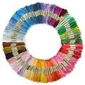 8M 100/50/45Pcs Mix Colors Cross Stitch Cotton Sewing Skeins Embroidery Thread Floss Kit DIY Sewing