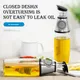 250/500 ML Clear Glass Oil Pot Oil Vinegar Dispenser Measuring Oil Pourer for Kitchen Wide Opening