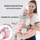 Ergonomic New Born Baby Carrier Infant Kids Backpack Hipseat Sling Front Facing Kangaroo Wrap for